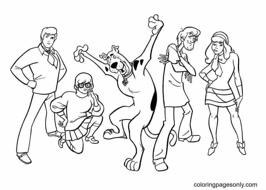 Scooby Doo Coloring Pages 21