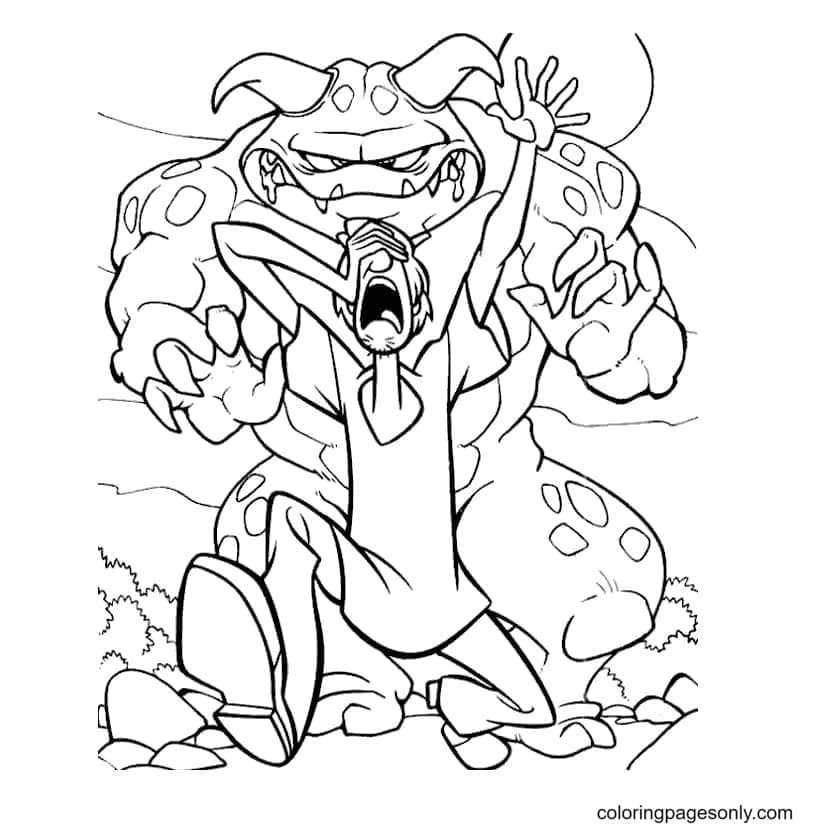 Scooby Doo Coloring Pages 38