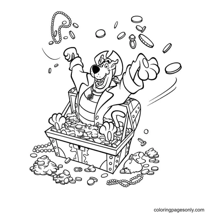 Scooby Doo Coloring Pages 51