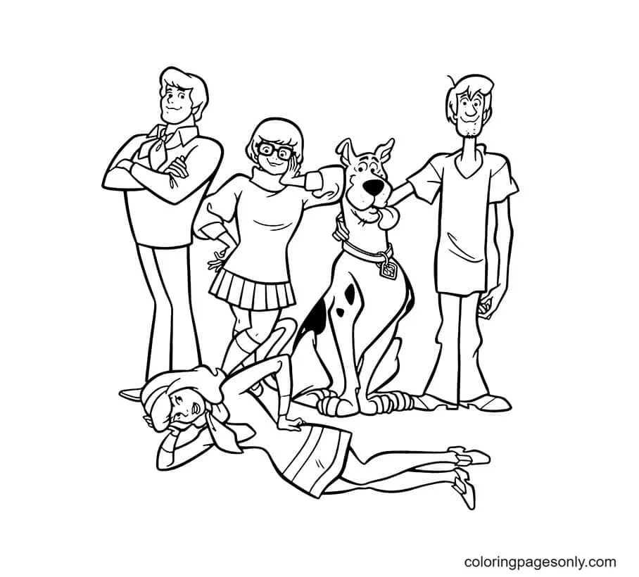 Scooby Doo Coloring Pages 59