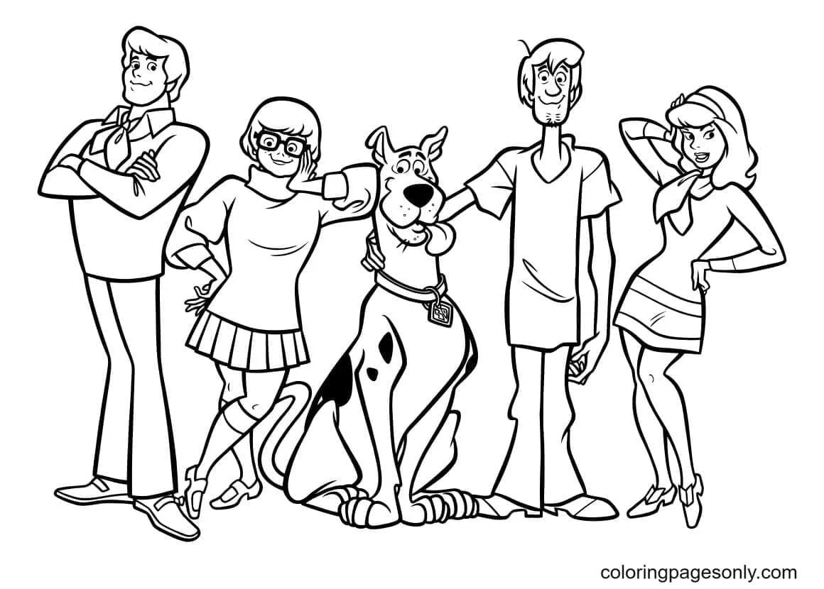 Scooby Doo Coloring Pages 6