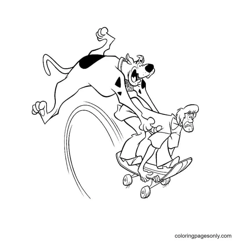 Scooby Doo Coloring Pages 75