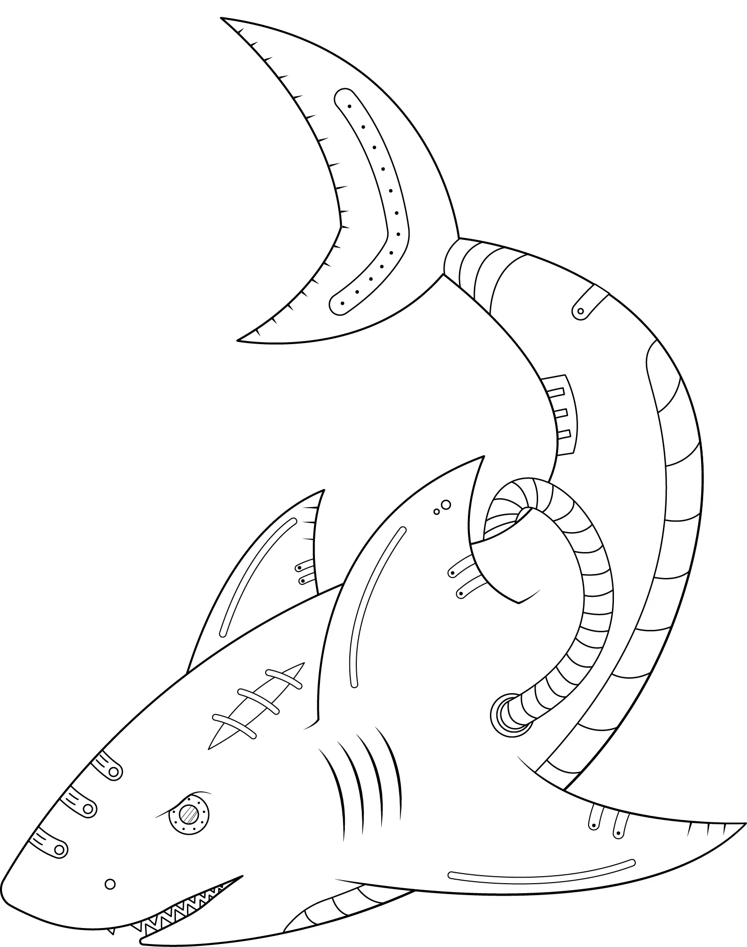 Sea Monster Coloring Pages 34