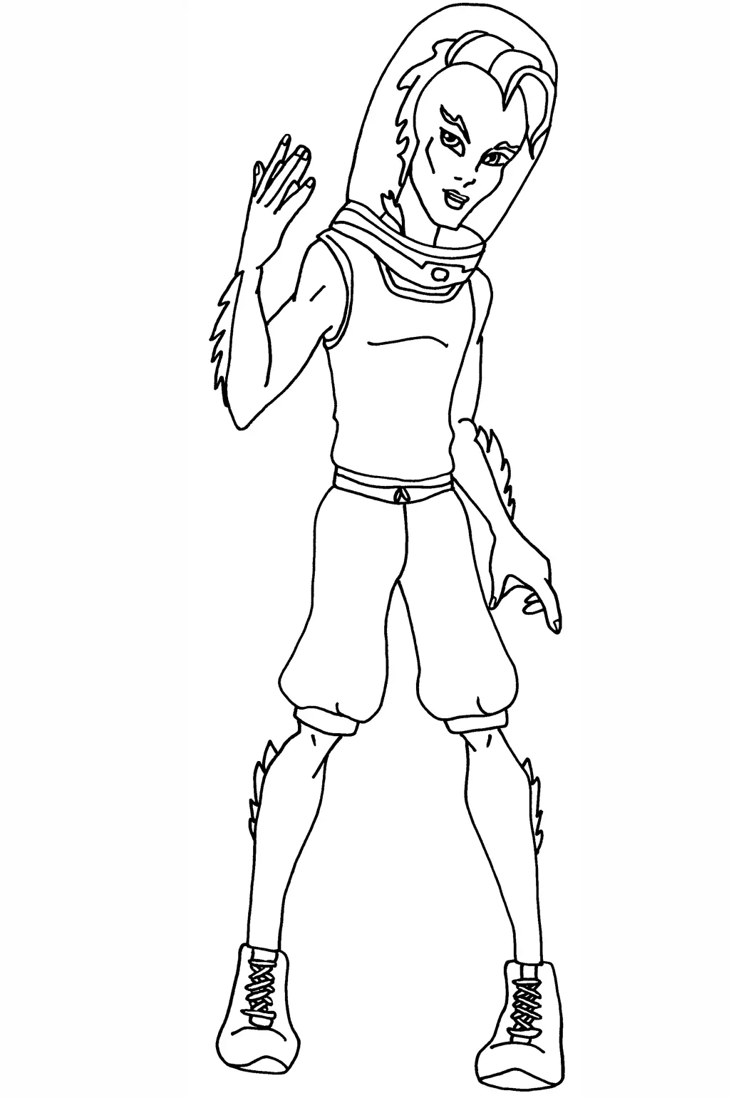 Sea Monster Coloring Pages 43