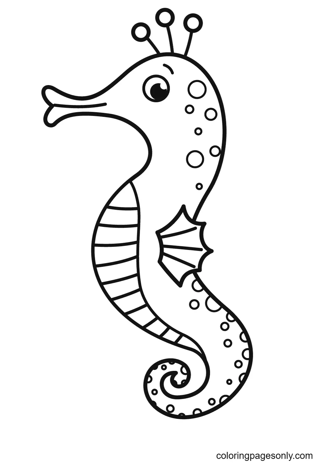 Seahorse Coloring Pages 57