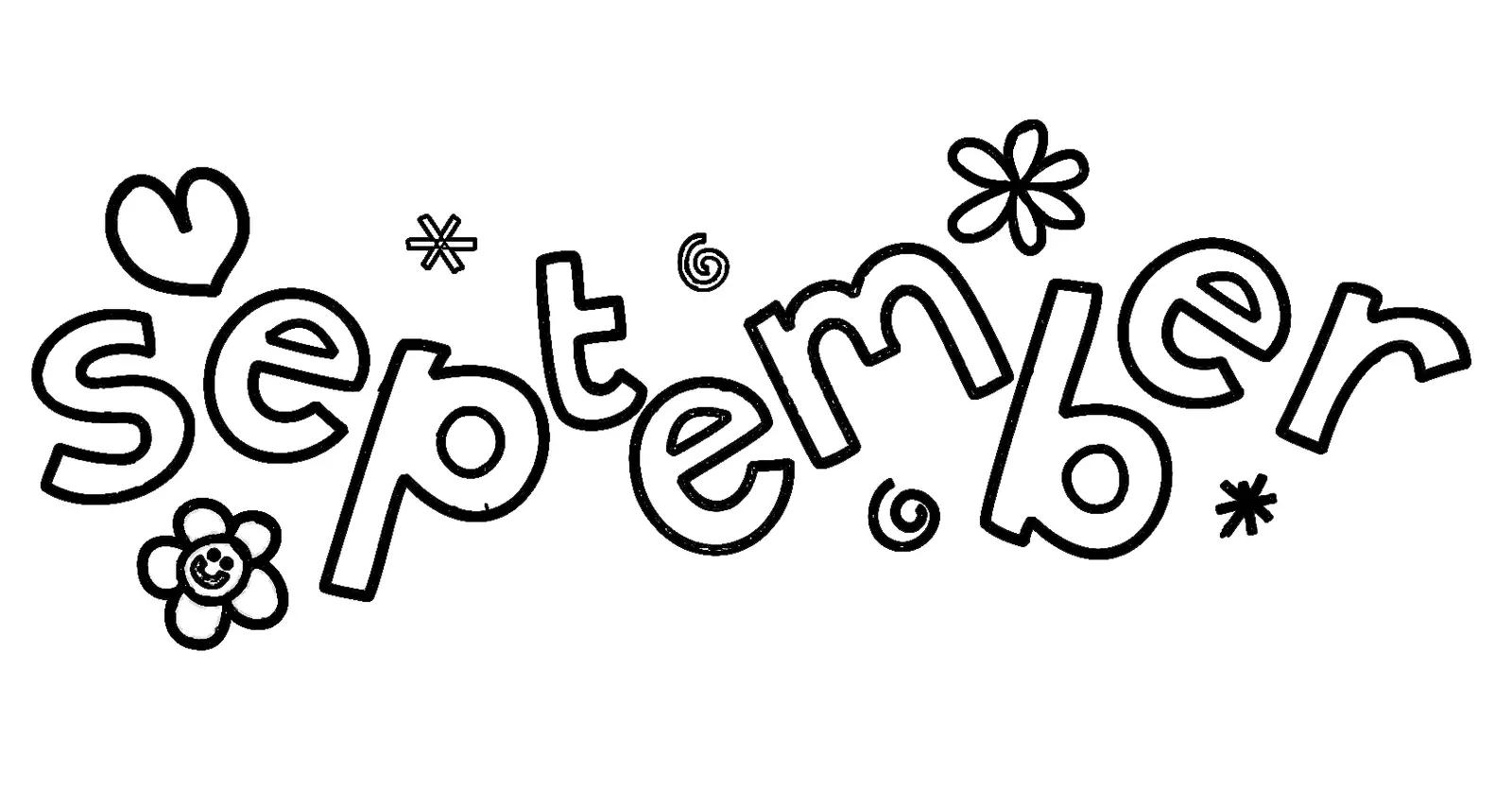 September Coloring Pages 11