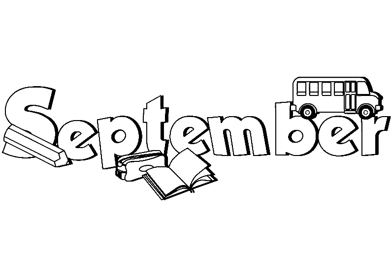 September Coloring Pages 12