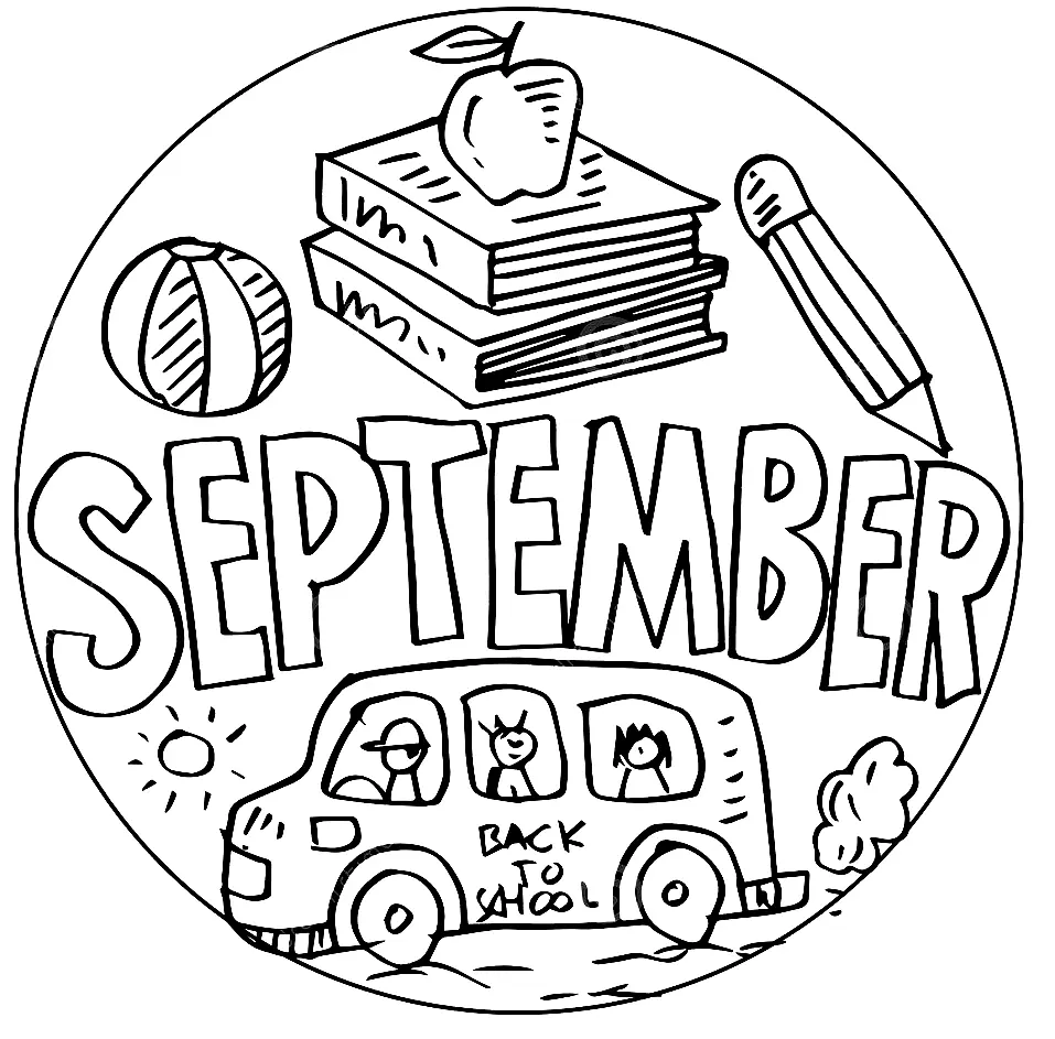 September Coloring Pages 15