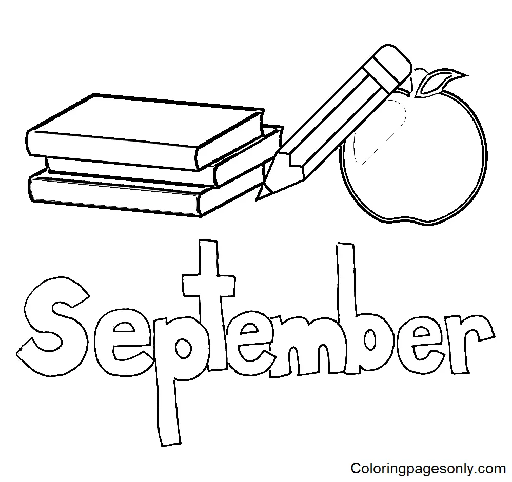 September Coloring Pages 22