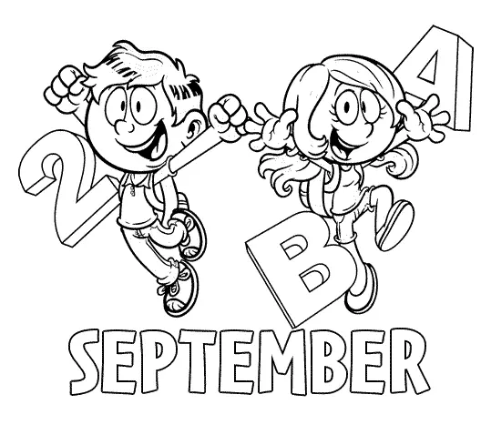 September Coloring Pages 23