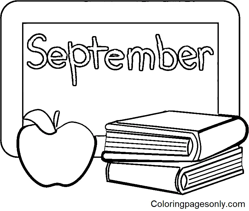 September Coloring Pages 26
