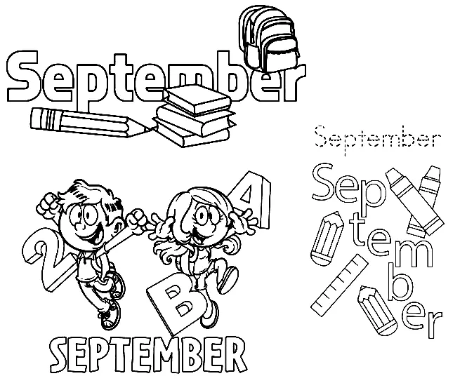 September Coloring Pages 29