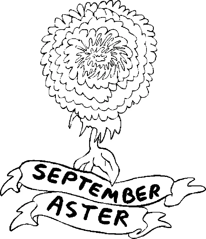 September Coloring Pages 32