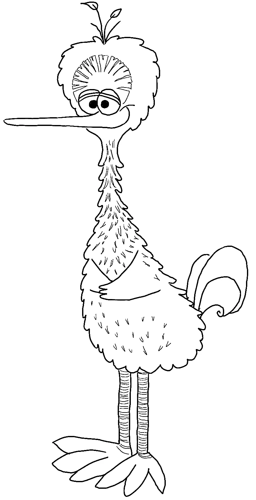 Barrio Sesamo Para Colorear