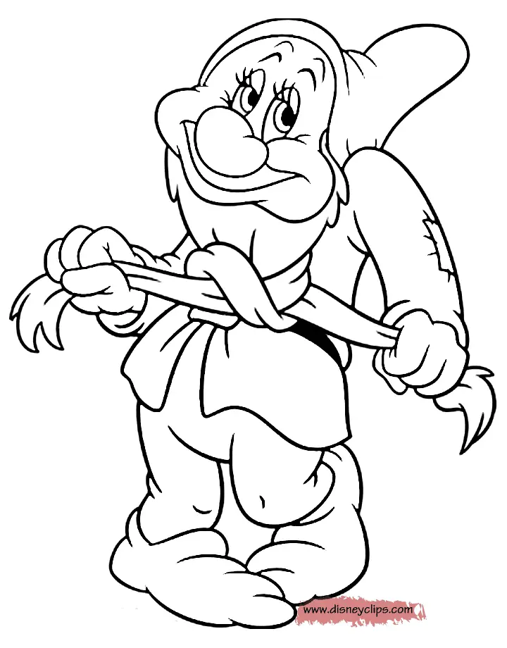 Seven Dwarfs Coloring Pages 51