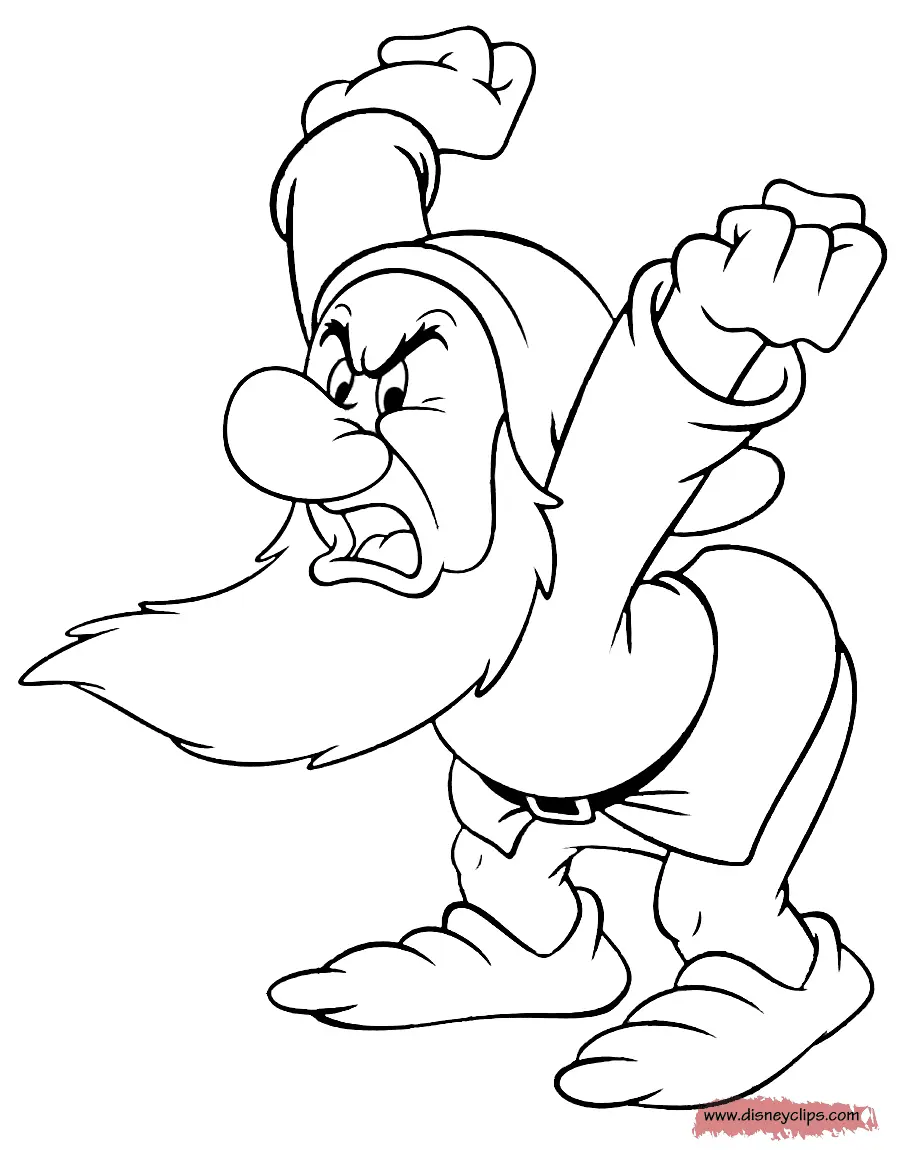 Seven Dwarfs Coloring Pages 65