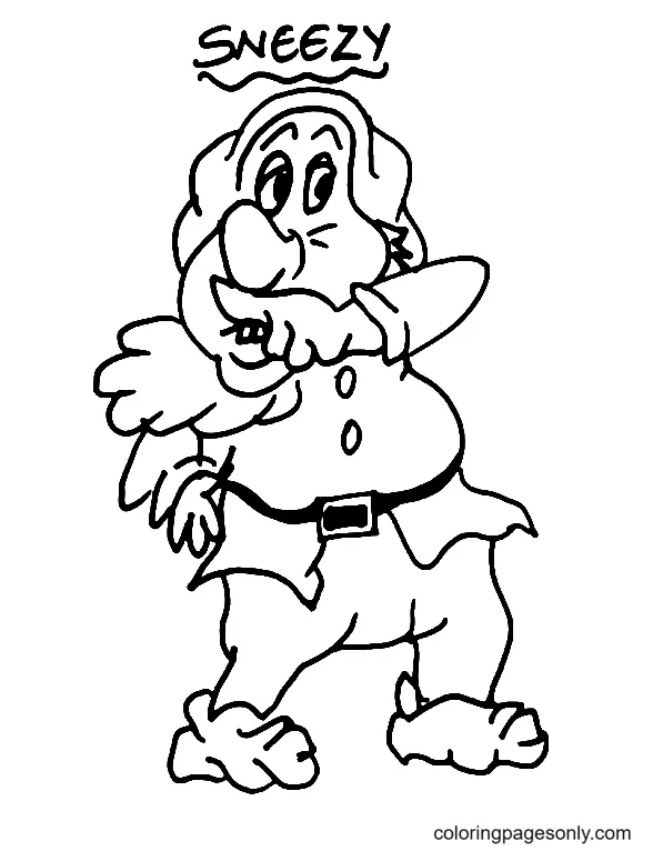 Seven Dwarfs Coloring Pages 70