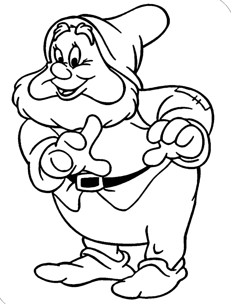 Seven Dwarfs Coloring Pages 71