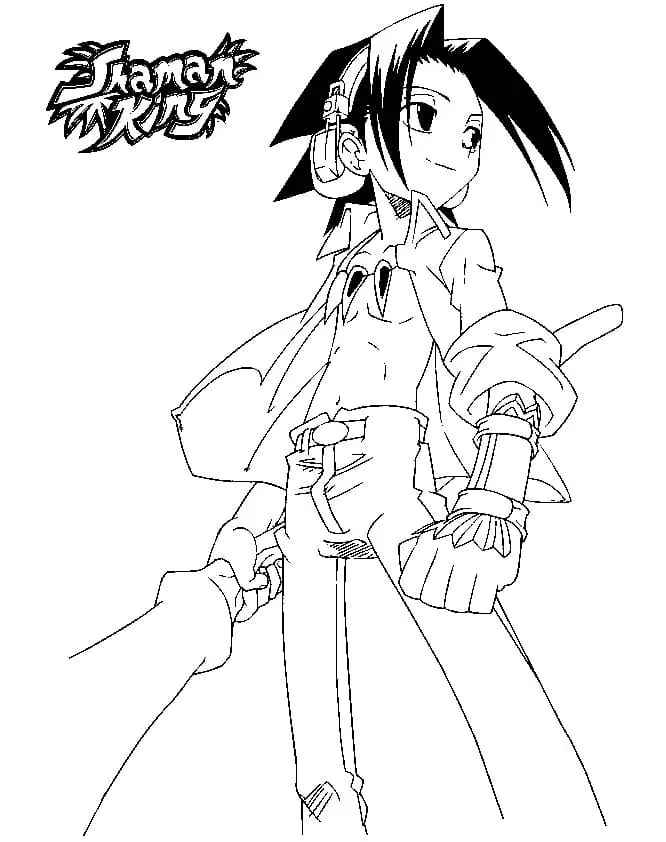 Shaman King Coloring Pages 11