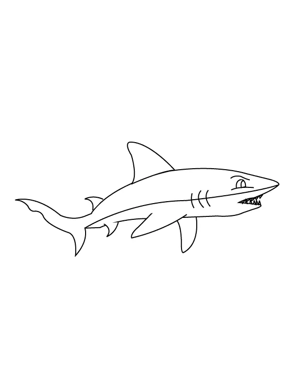 Shark Coloring Pages 38