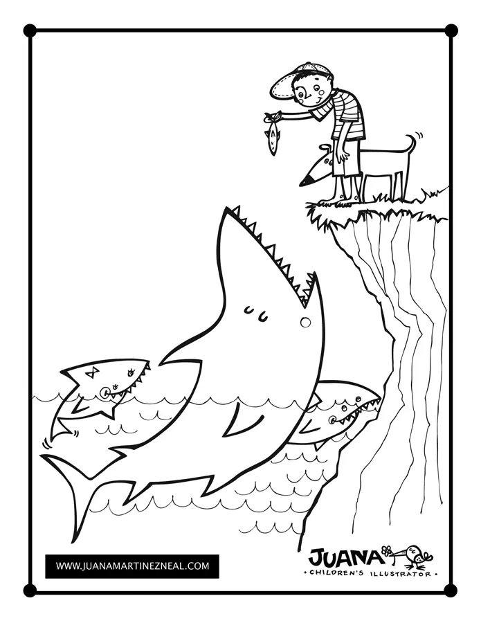Shark Coloring Pages 65