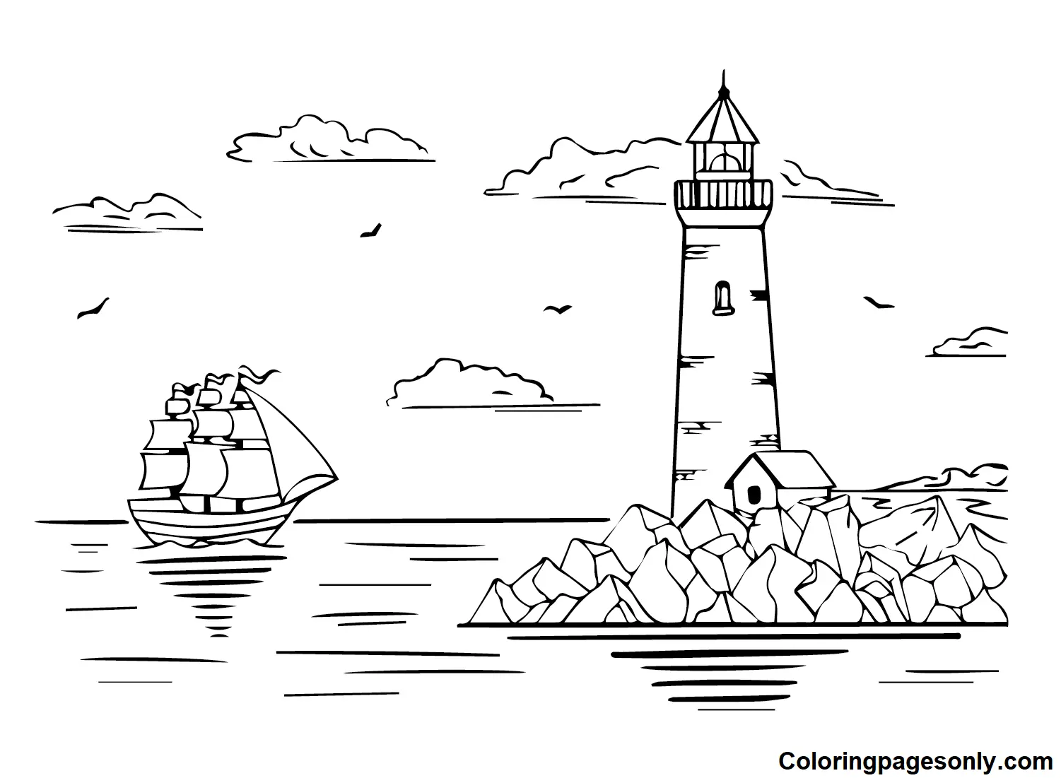 Ship Coloring Pages