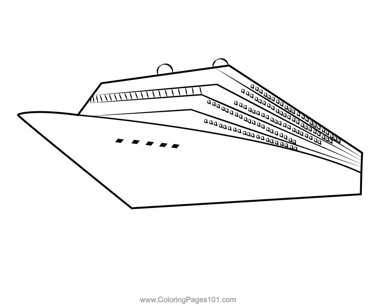 Ships Coloring Pages 7