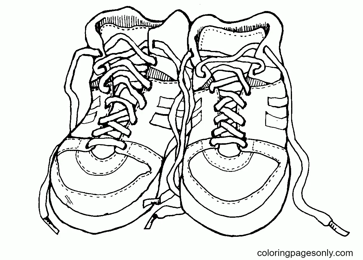 Shoe Coloring Pages 33
