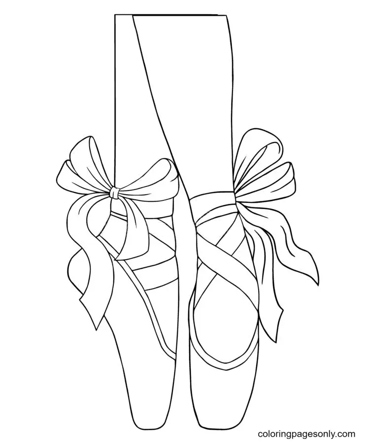 Shoe Coloring Pages 8