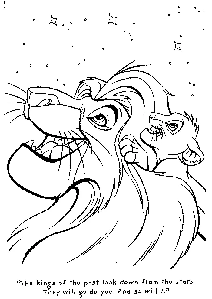 Simba Coloring Pages 32