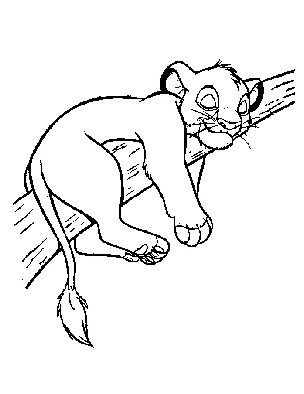 Simba Coloring Pages 33