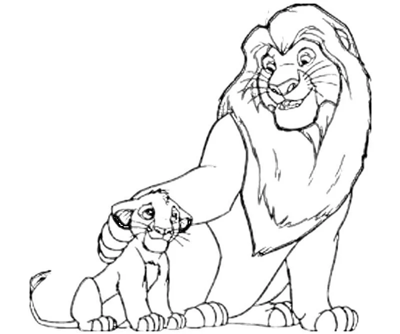 Simba Coloring Pages 35