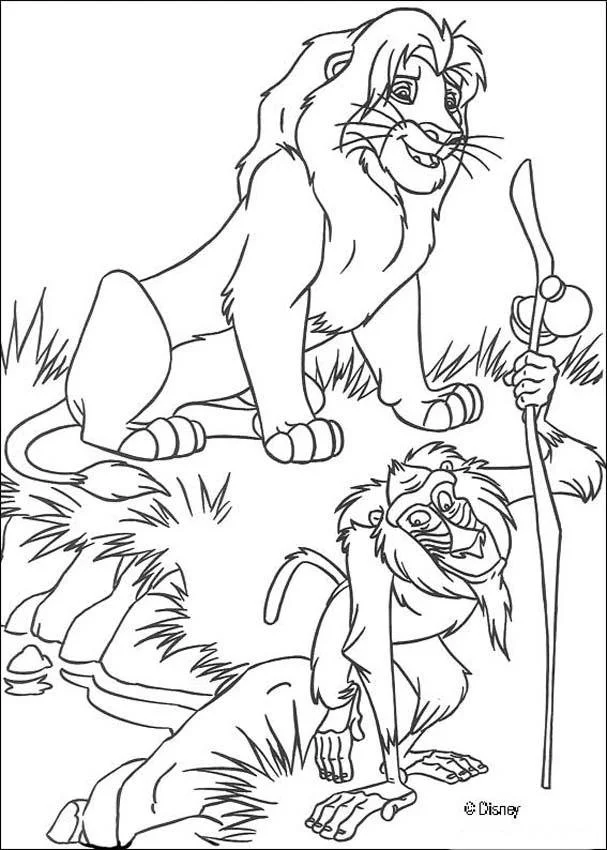 Simba Coloring Pages 45