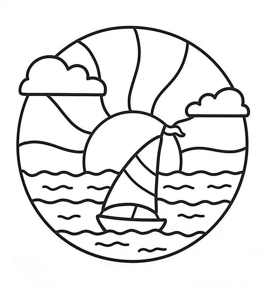 Arte Simples para Colorir 35