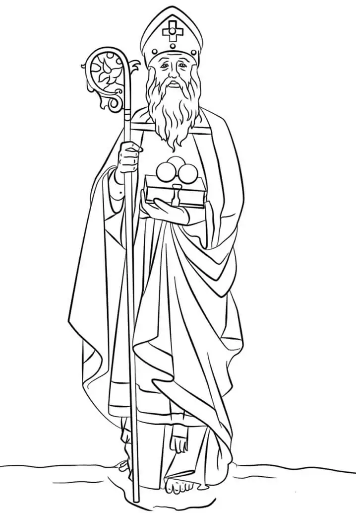 Sinterklaas Coloring pages 12