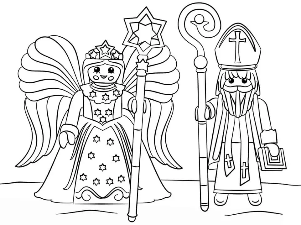 Sinterklaas Coloring pages 15