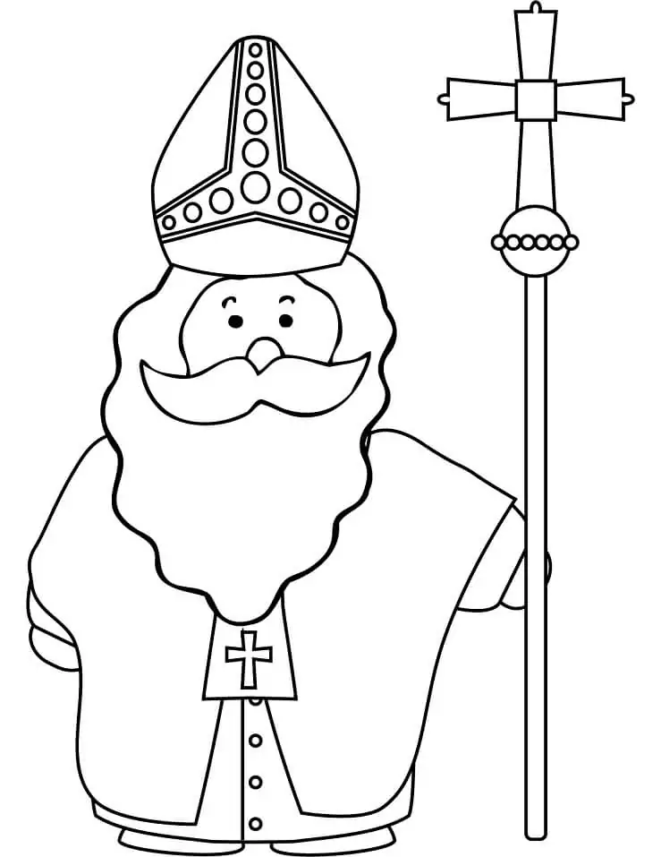 Sinterklaas Coloring pages 3