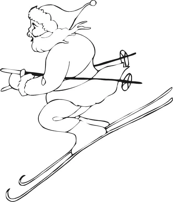 Skiing Ausmalbilder 31