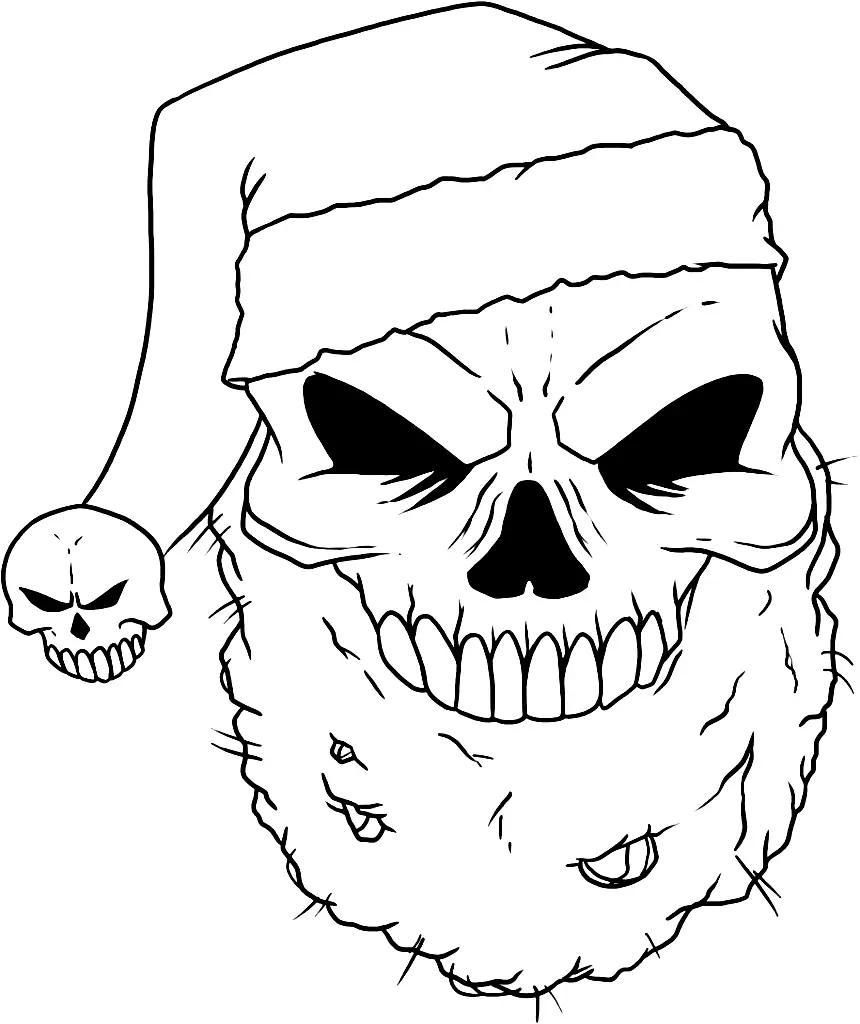 Skull Coloring Pages 33