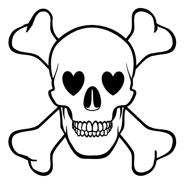 Skull Coloring Pages 34