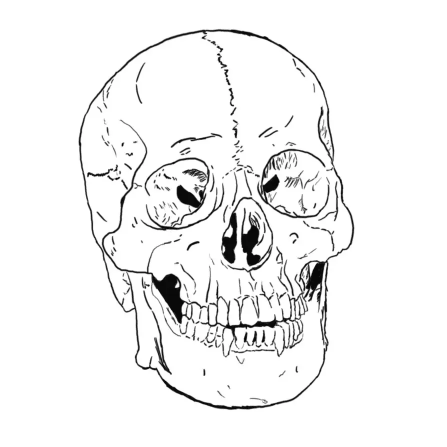 Skull Coloring Pages 35