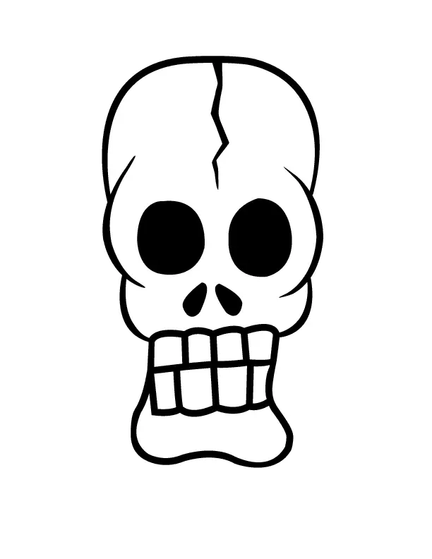 Skull Coloring Pages 36