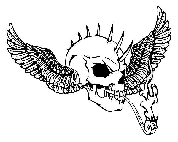 Skull Coloring Pages 6