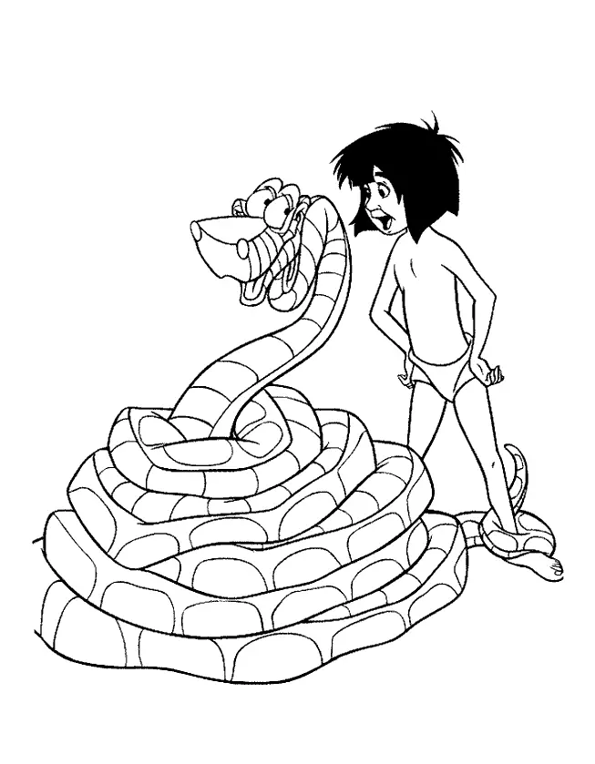 Snake Coloring Pages 10