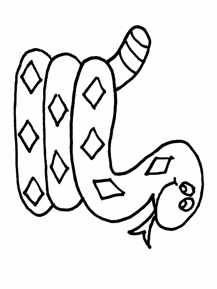 Snake Coloring Pages 20