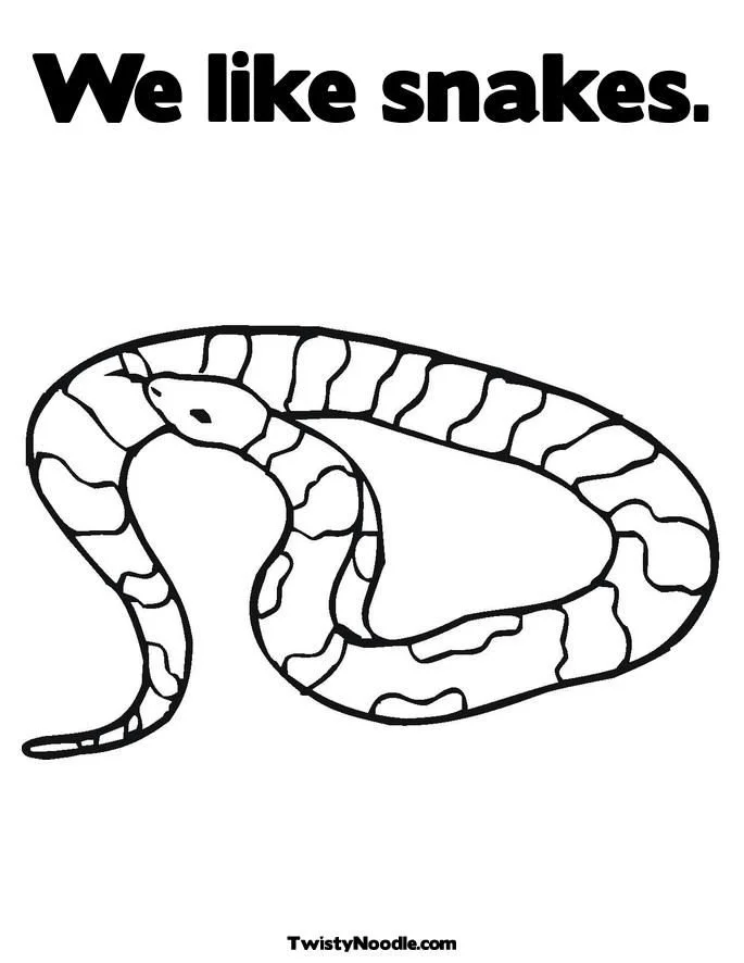 Snake Coloring Pages 23