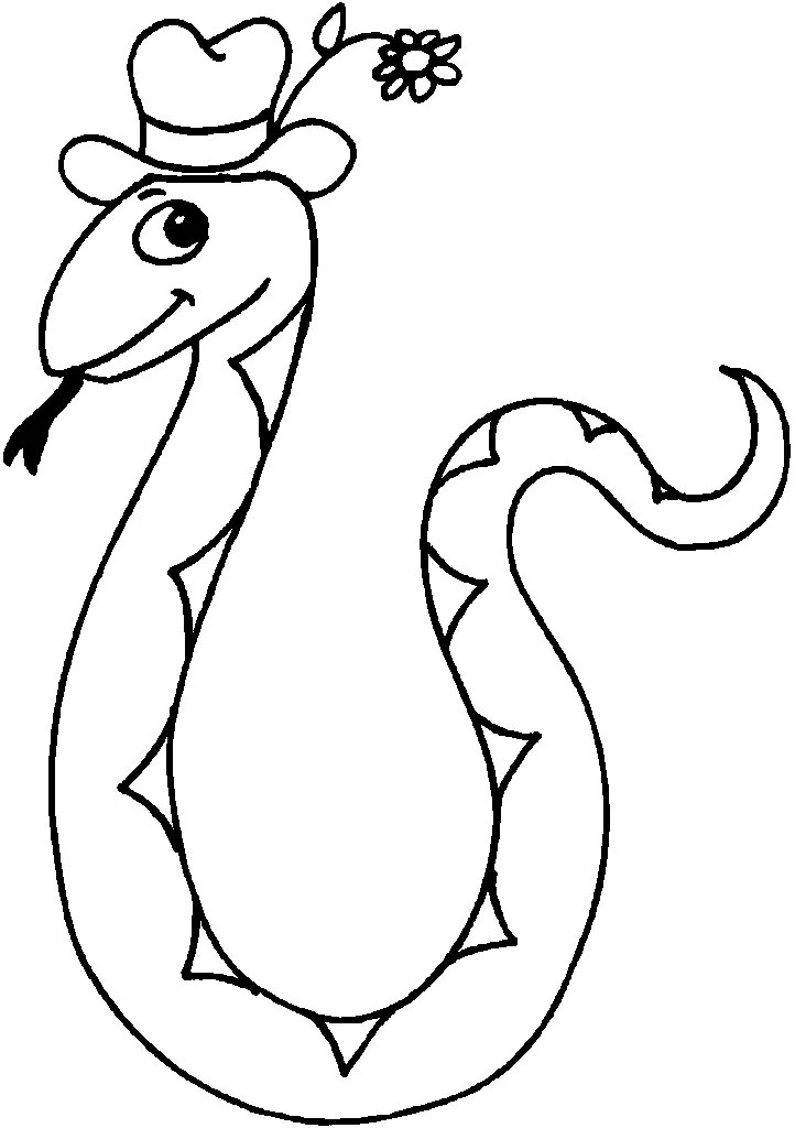 Snake Coloring Pages 24