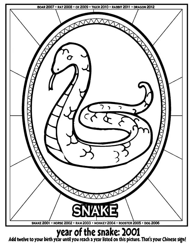 Snake Coloring Pages 34