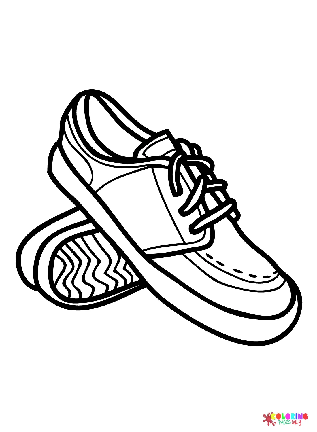 Sneaker Ausmalbilder 5