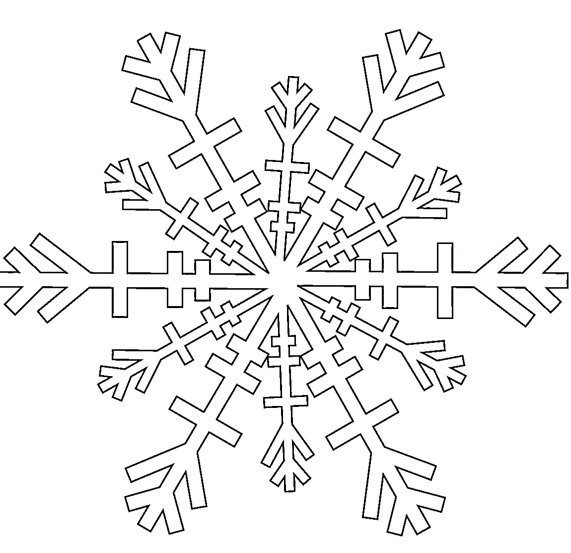 Desenhos de Floco de Neve Para Colorir 29